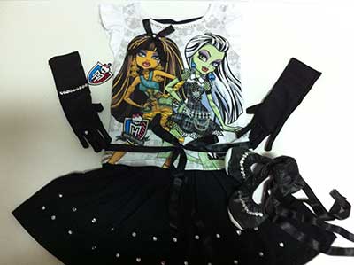 Modelos de Fantasias do Monster High
