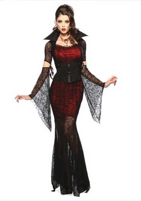 de renda Fantasias de Vampira