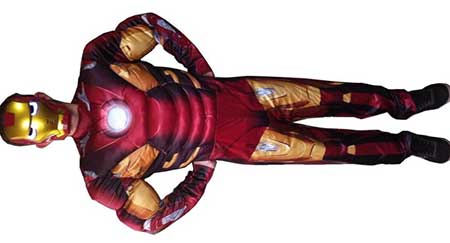 modelo de fantasia do homem de ferro