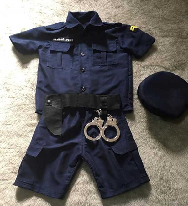 fantasia de policia