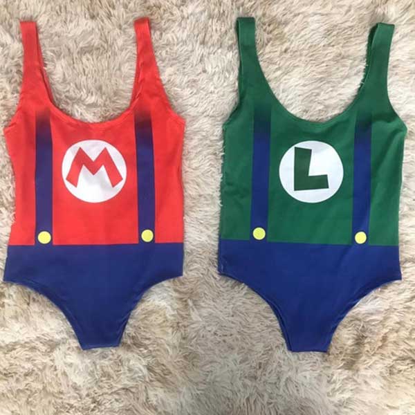 Modelos de Fantasia de Mario Bros e Luigi 