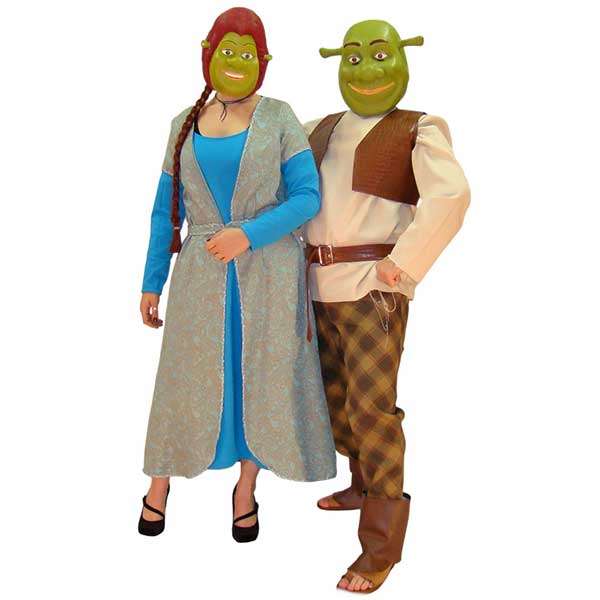Fantasias de Shrek e Fiona