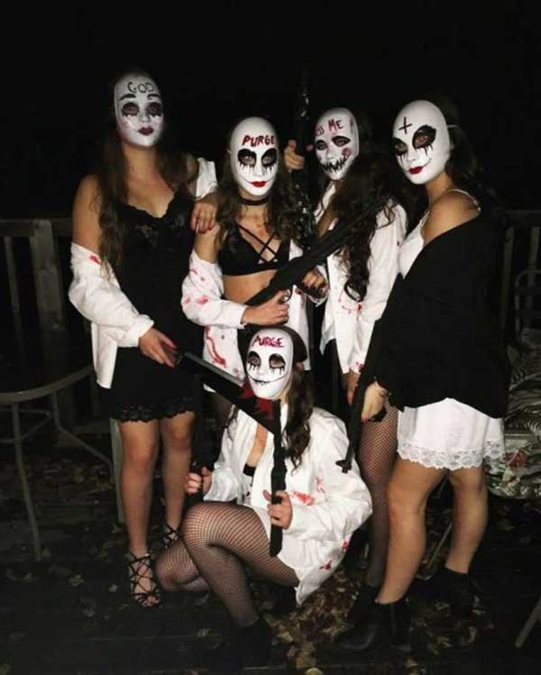 grupo de amigas Fantasia The Purge
