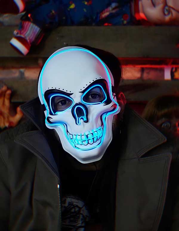 mascara com led Modelos de Fantasia The Purge